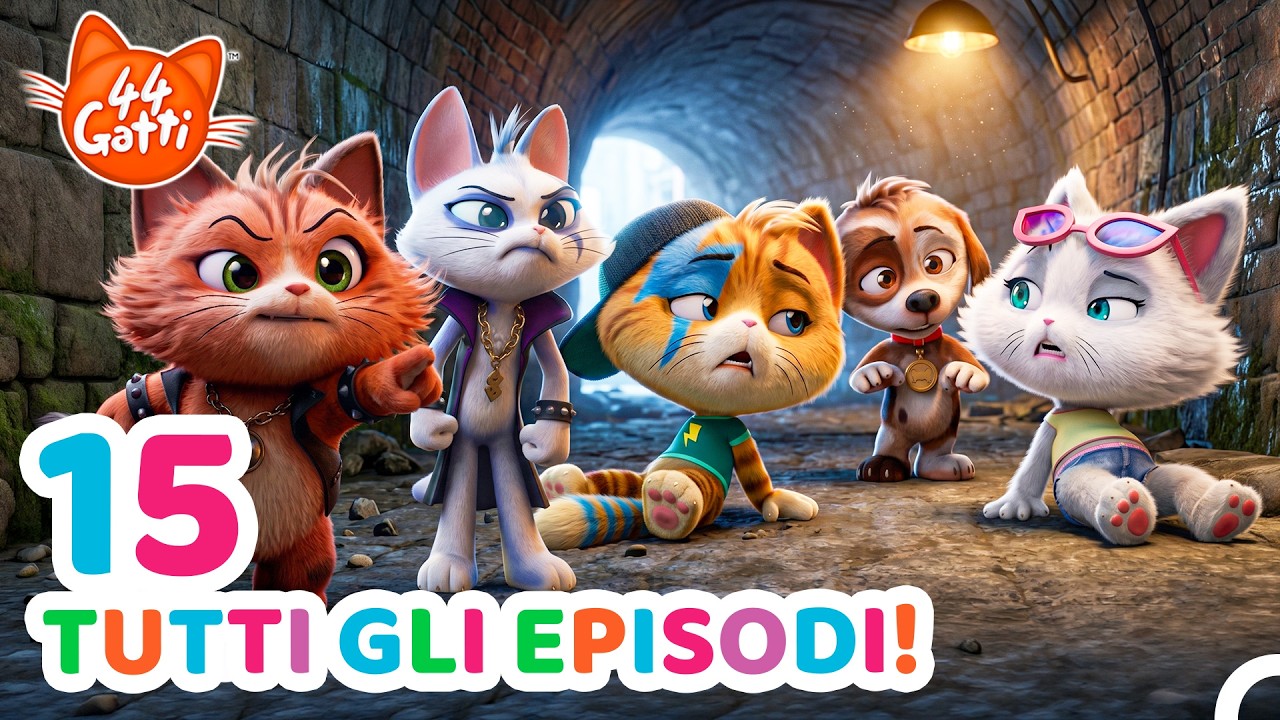 44 Cats: 170 Minuti di Avventure con il Cucciolo Smarrito 🐶
