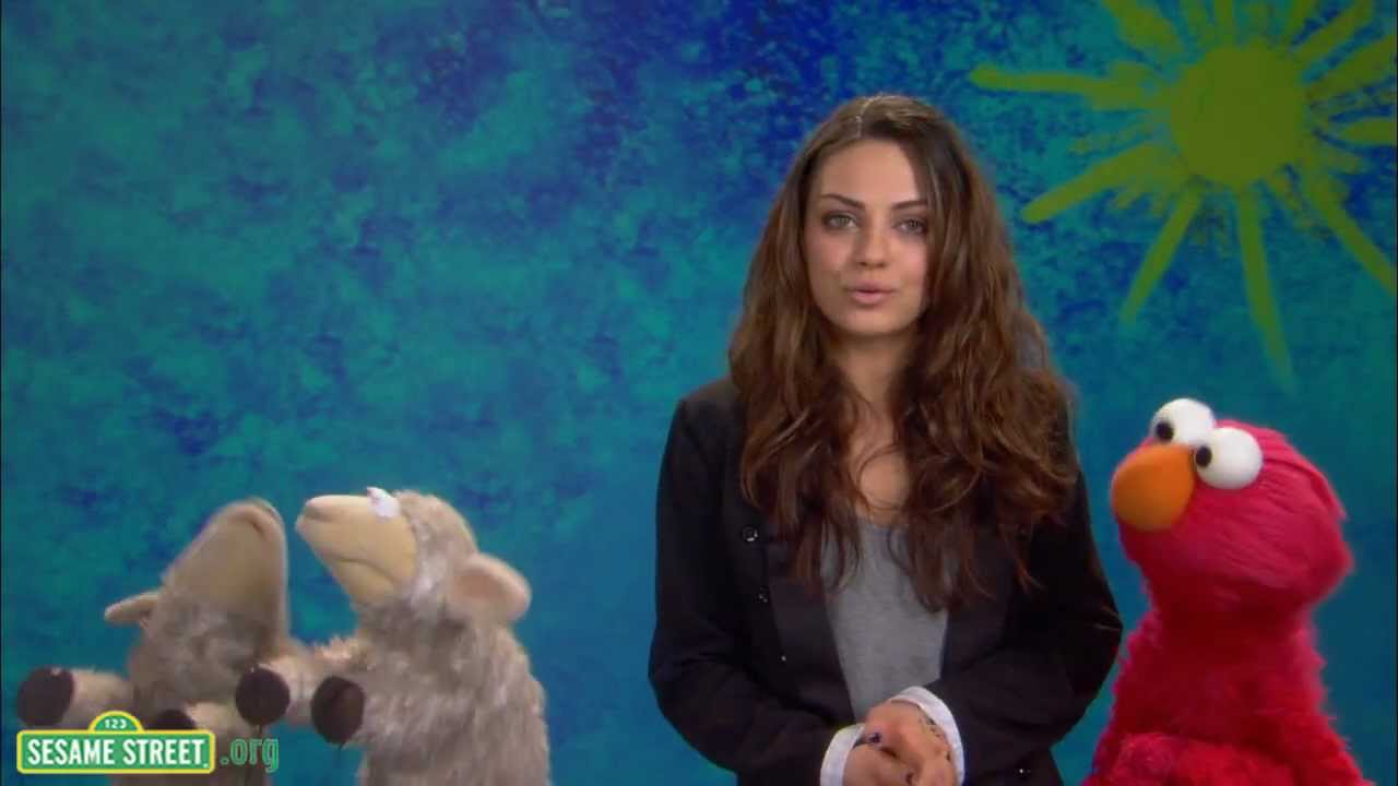 Mila Kunis Teaches 'Include' on Sesame Street with Sheep Friends 🐑