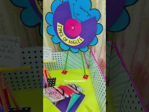 Geometric Park 🏞️🏞️ Maths Model #maths #model #geometry #park #3d #handmade #diy #school#trending