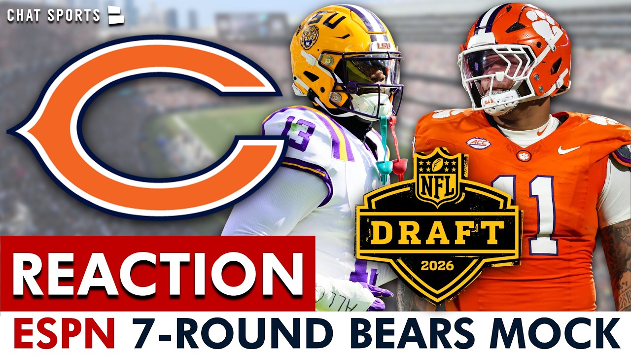 ESPN's 7-Round Chicago Bears 2026 NFL Mock Draft 🏈