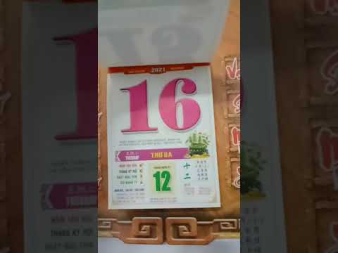 Lịch âm dương....có ngày đặc biệt nhất trong năm