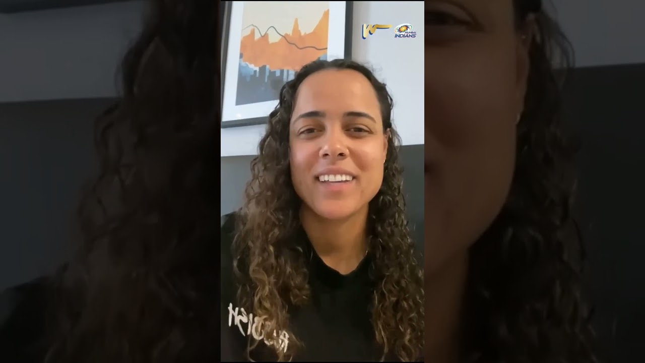 Chloe Tryon Impresses with Her Mumbai Indians Skills! 🏏