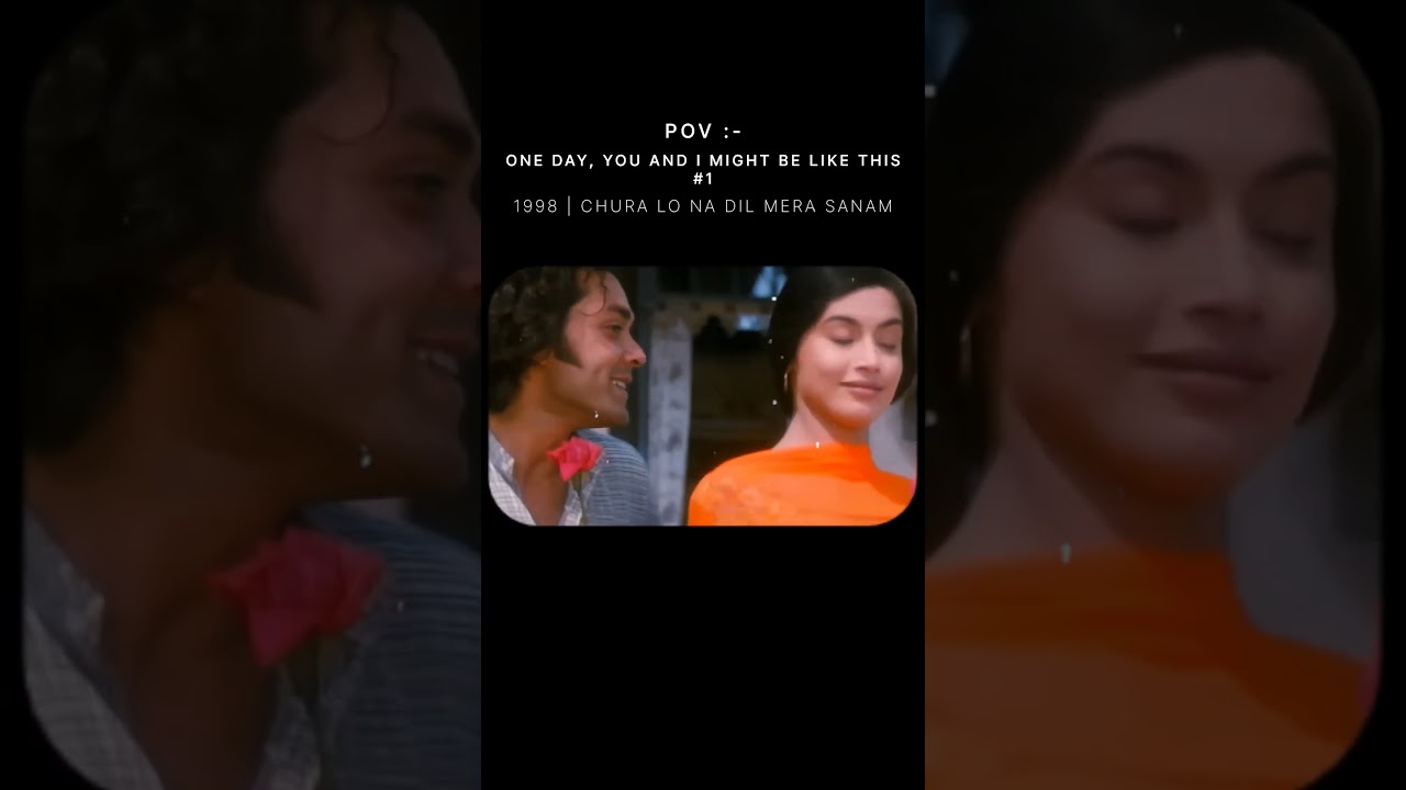 Chura Lo Na Dil Mera Sanam | Romantic Song by Kumar Sanu & Sanjivani (1998) 💖