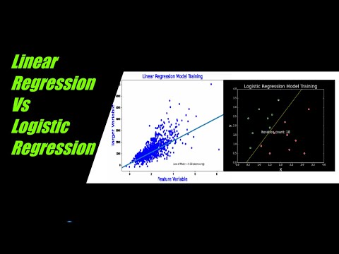 Linear Regression vs Logistic Regression example in Machine Learning