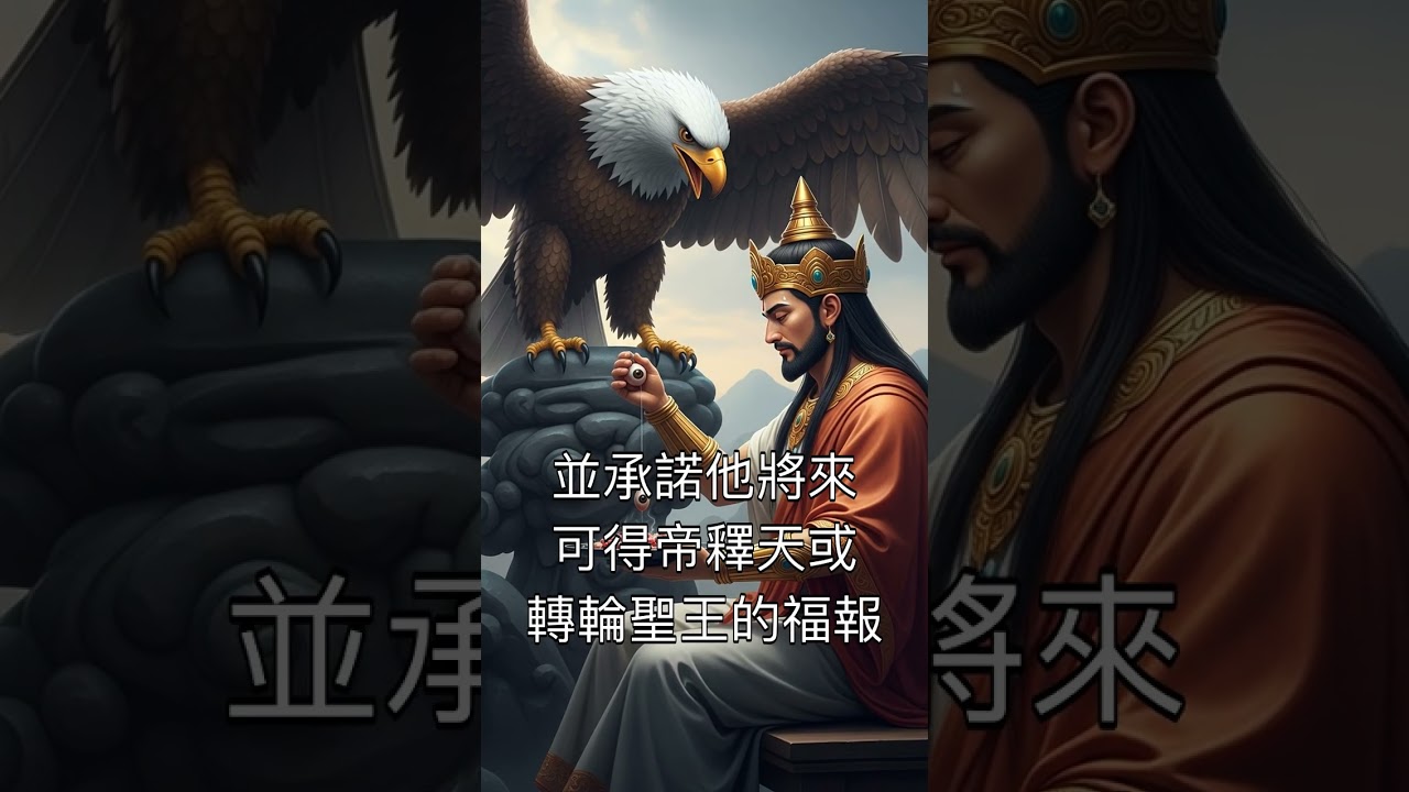 剜肉餵鷹，他竟是佛陀前世-尸毘王捨身成道！