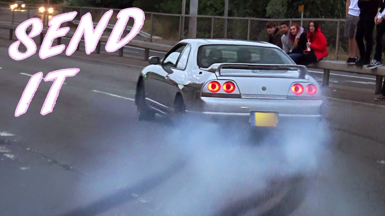 Tuner Cars Leaving a Car Show - July 2018
