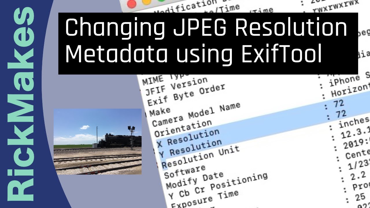 Easily Change JPEG Resolution Metadata with ExifTool on Mac πΈ