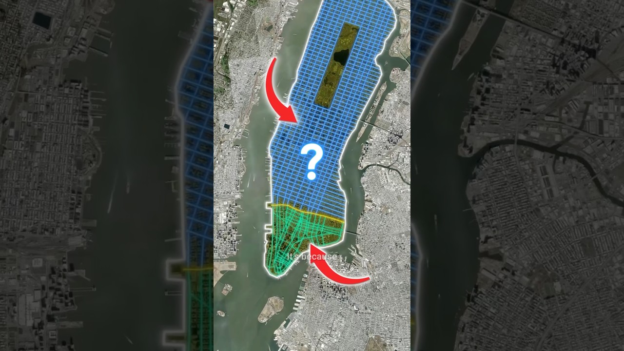 Why Does Manhattan Have Two Different Layouts? ๐ NYC's Grid Explained ๐บ๏ธ