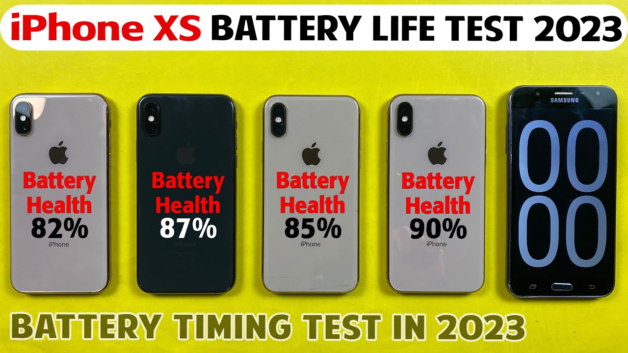 iPhone XS Battery Drain Test 2023 🔋