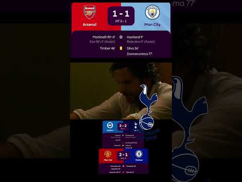 Arsenal FC vs Man City 1-1 Meme