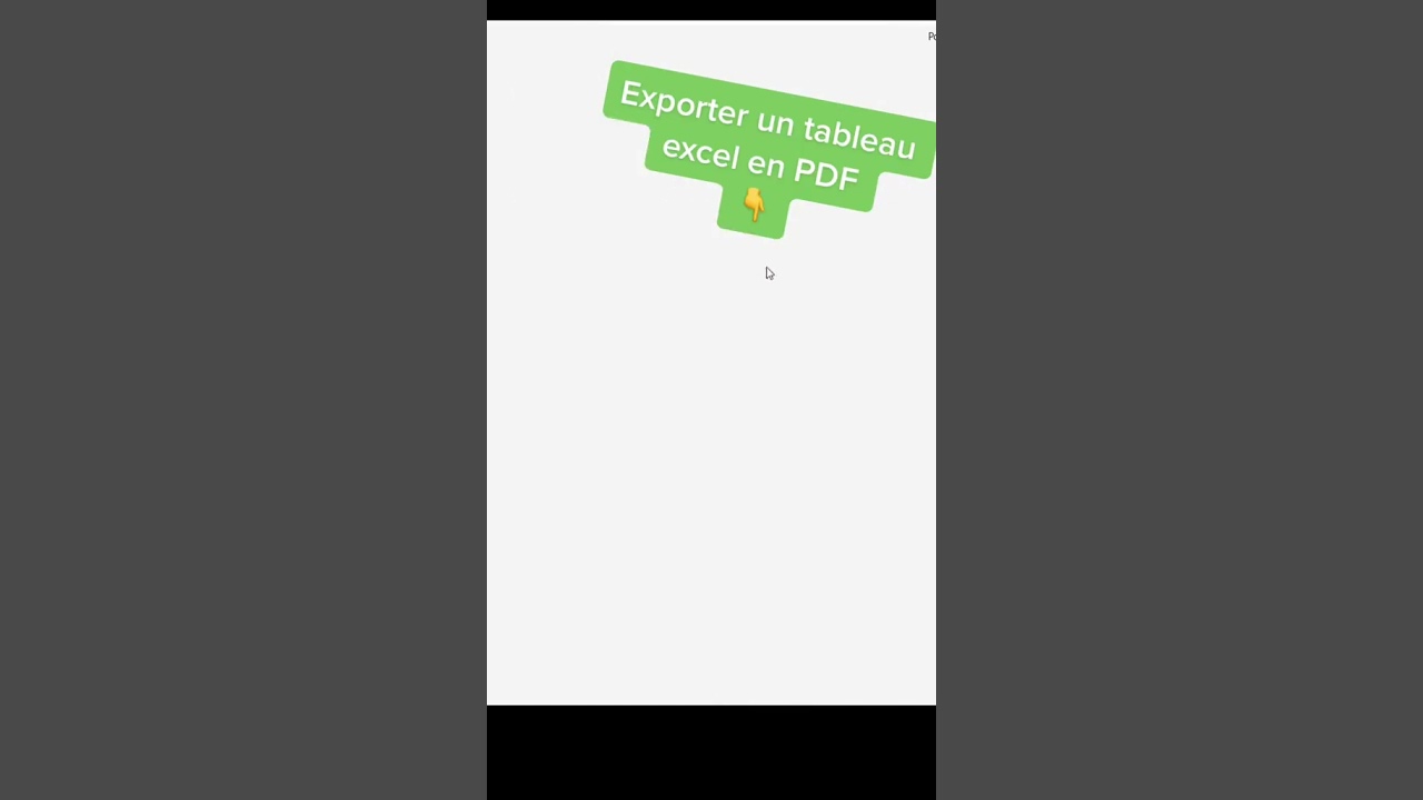 Comment enregistrer une feuille Excel en PDF #astuces #simple