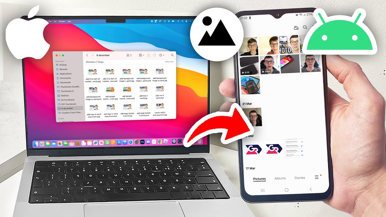 Transfer Photos from Mac to Android 📱