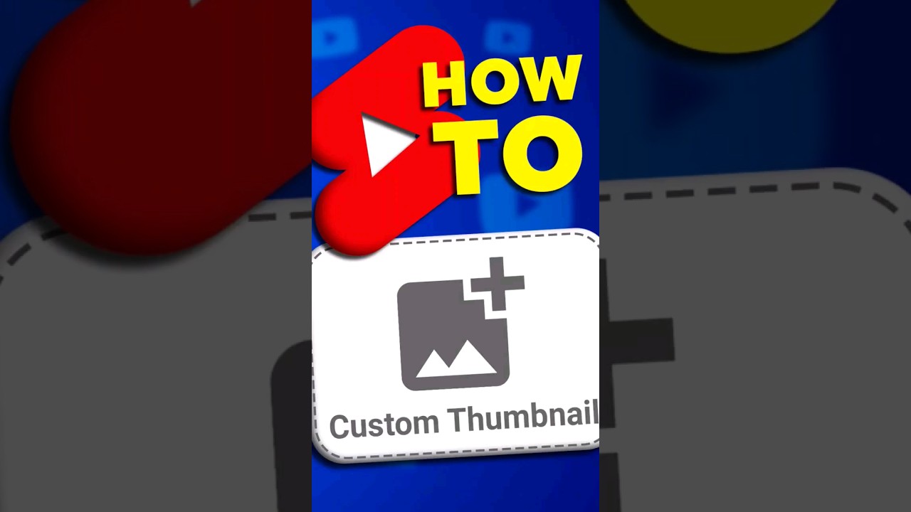 Add Any Thumbnail to YouTube Shorts (Updated) 📹