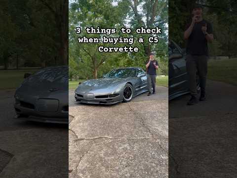 Do This BEFORE Buying A C5 Corvette