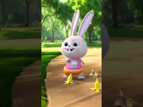 noty monkey and rabbit in dustbin #BABYZONE.18 #babyzone #baby