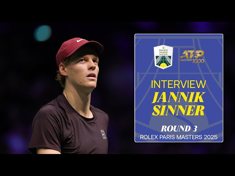 Jannik Sinner post-match interview | Rolex Paris Masters