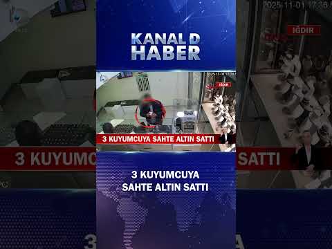 3 FarklÄą Kuyumcuya Sahte Gram AltÄąn SattÄą! O Anlar Kamerada