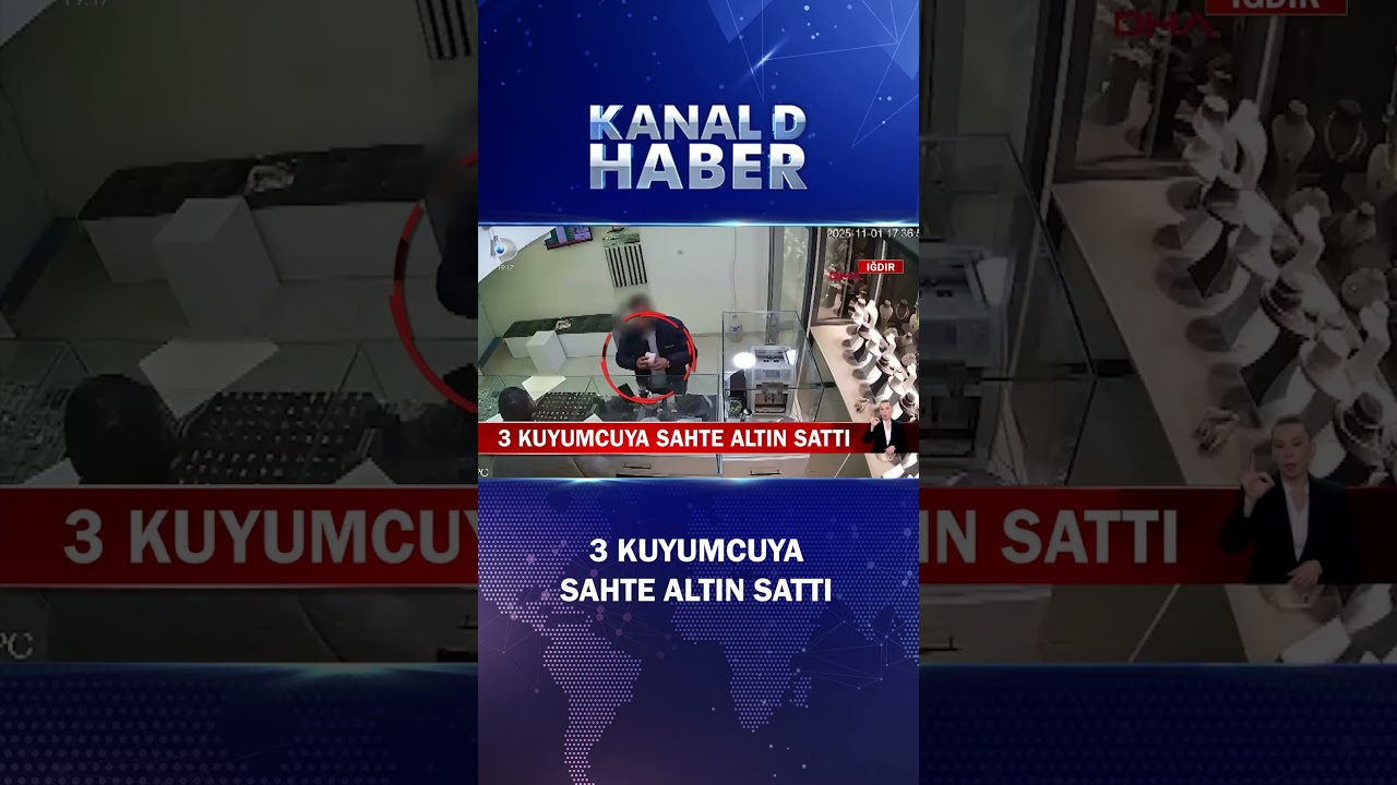 3 Kameralara Yansıyan Şok Anlar: Sahte Gram Altın Satışı Üç Farklı Kuyumcuda Yakalandı! 💰