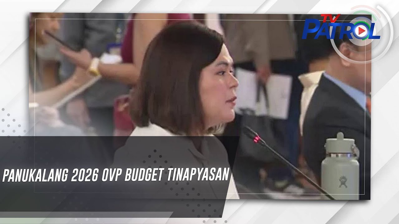 Panukalang 2026 OVP Budget Tinapyasan ✂️