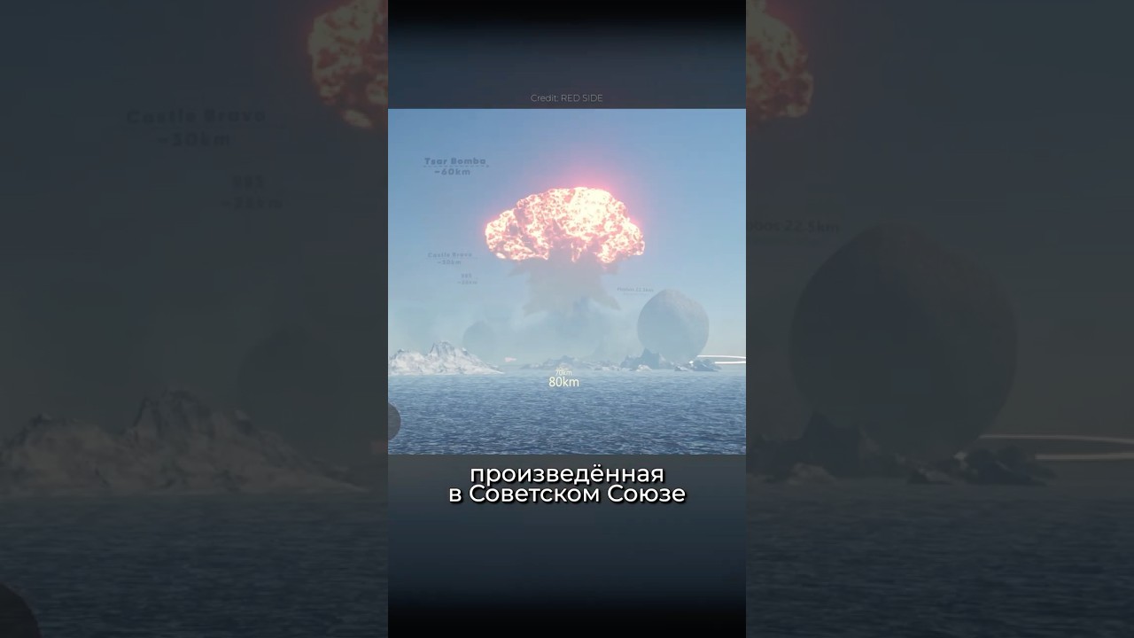 Невероятные масштабы ядерного взрыва: самая мощная бомба в мире 💥