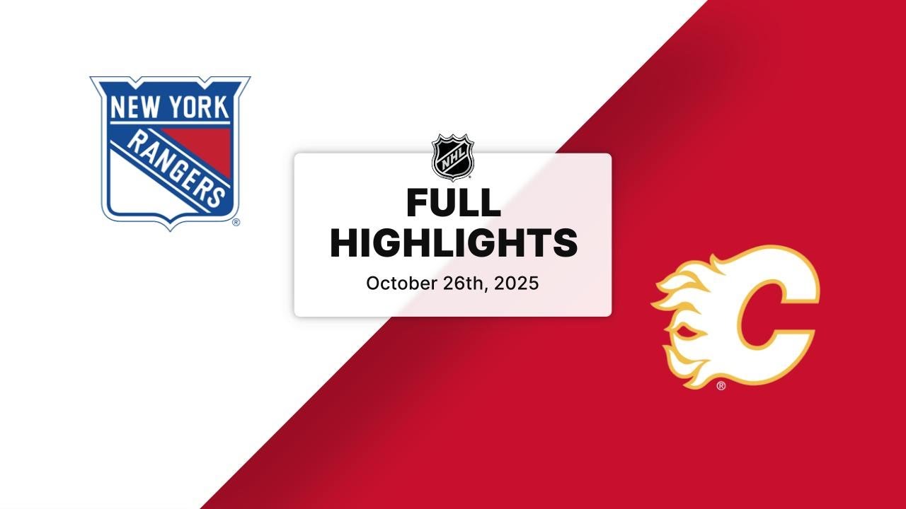 Exciting NHL Highlights: Rangers vs. Flames | October 26, 2025 🏒