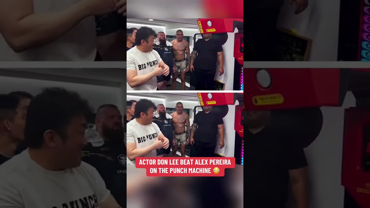 South Korean Star Don Lee Takes on Alex Pereira's Punch Machine 👊