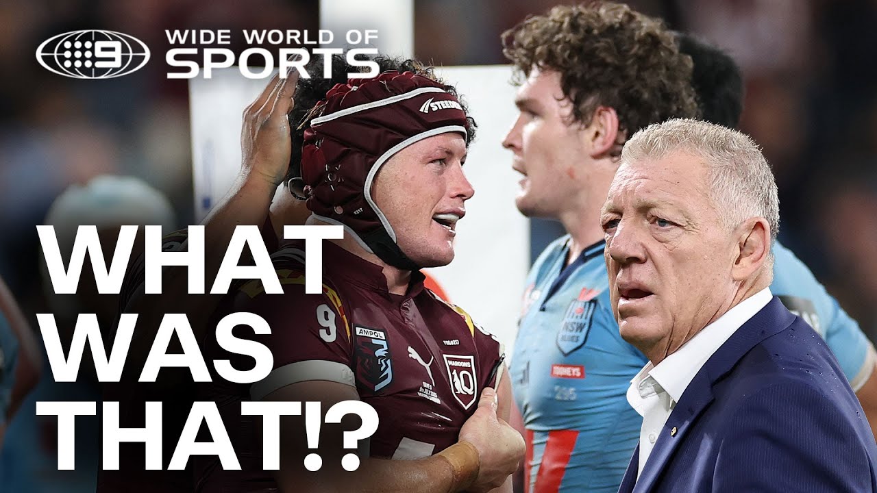Gus' Bold Reaction to Blues' Shocking First Half | State of Origin Highlights