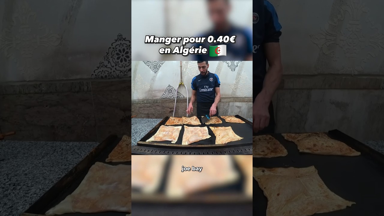 Manger pour 0,40€ en Algérie 🇩🇿