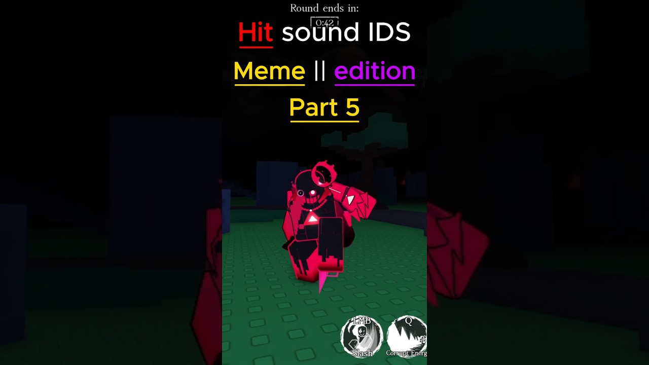 Hit Sound IDs Meme Edition Part 5 🎶 | Forsaken Roblox