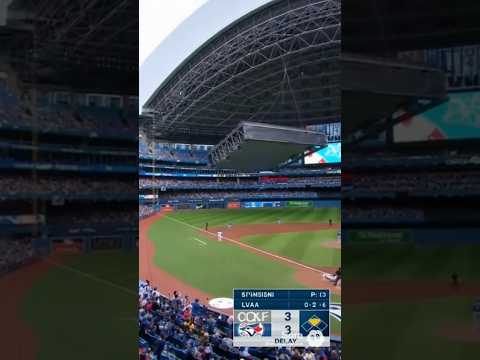 Jumbotron Nearly Crushes Players Mid-Game! π³ποΈ #baseball #mlb #baseballszn #bluejays #dodgers