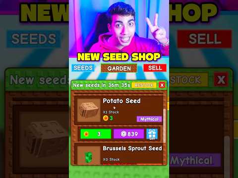 NEW SEED SHOP GROW A GARDEN 😍