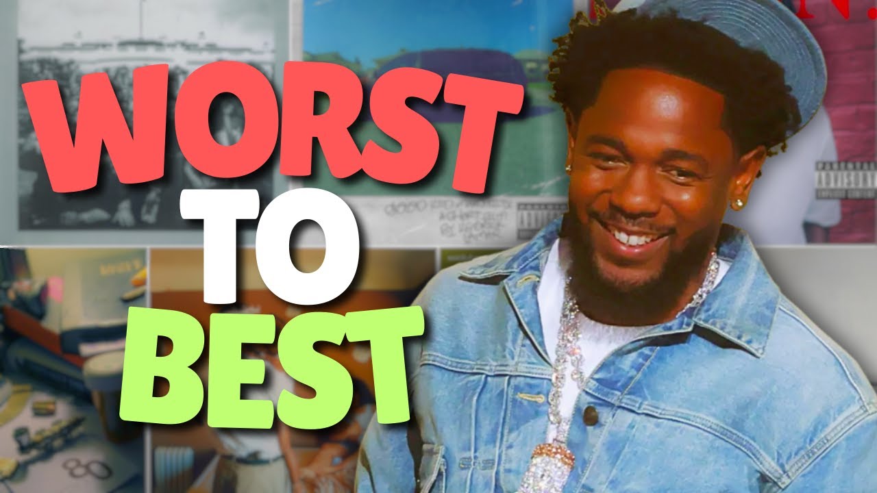 Ranking All Kendrick Lamar Albums 🎶