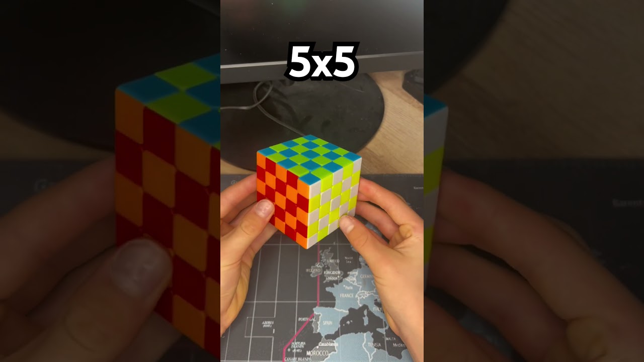 2x2 vs 8x8 Cube Challenge 🧩