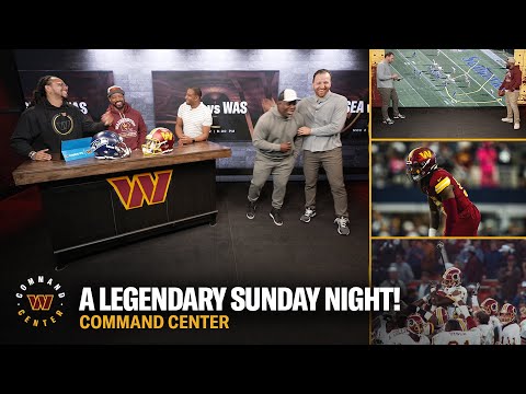 ART MONK + Seattle Preview on Sunday Night Football 🏈 | Command Center | Washington Commanders | NFL
