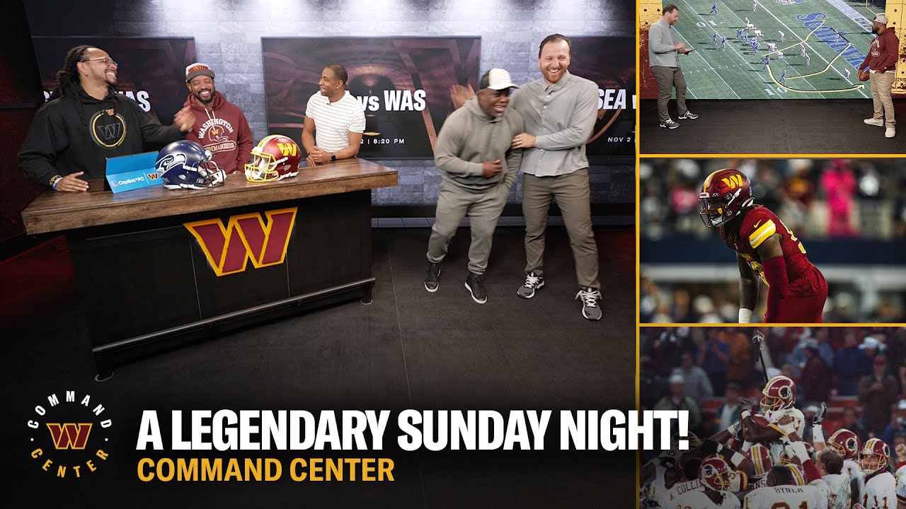 ART MONK & Seattle Preview: Sunday Night Football Showdown 🏈 | Command Center | Washington Commanders