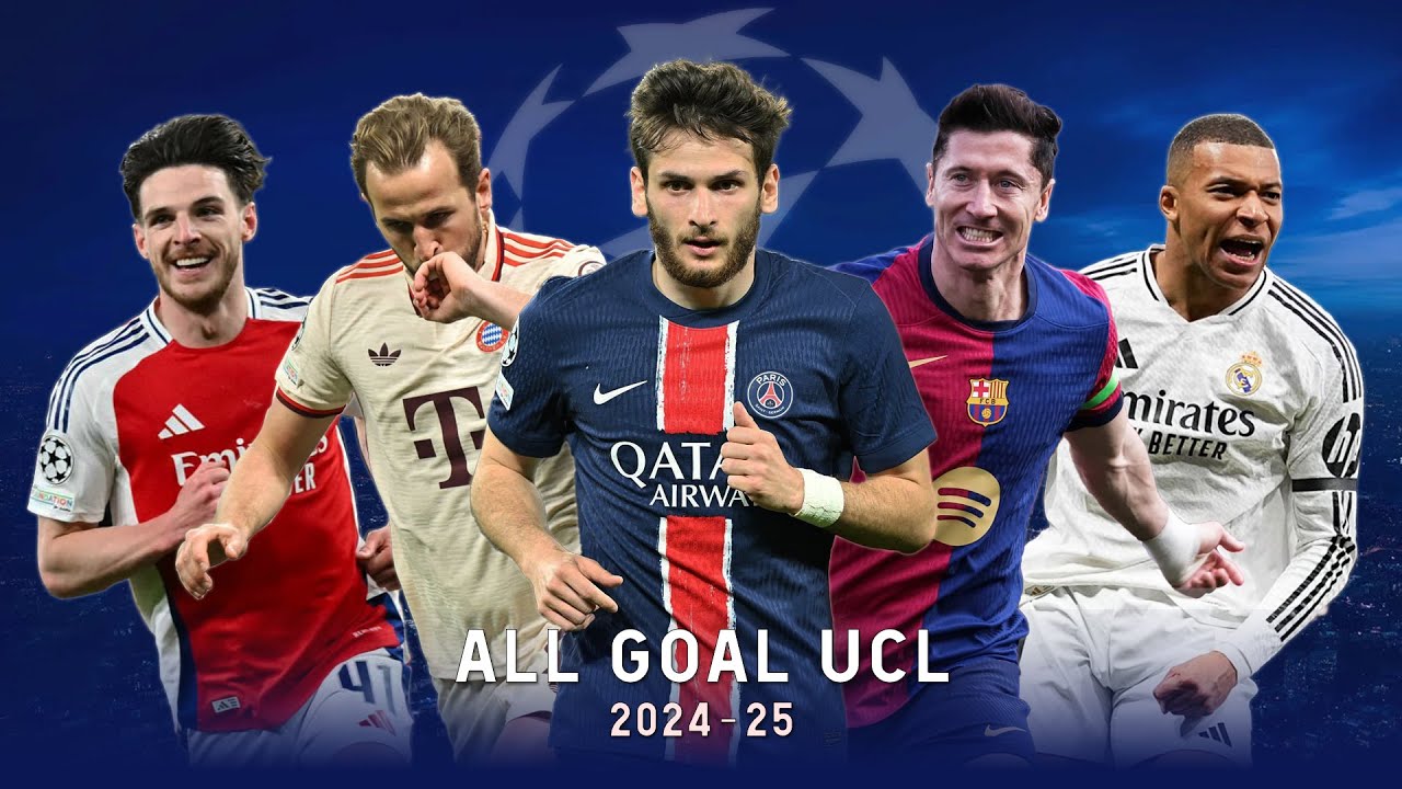 UCL Goals 2024/2025 Highlights ⚽