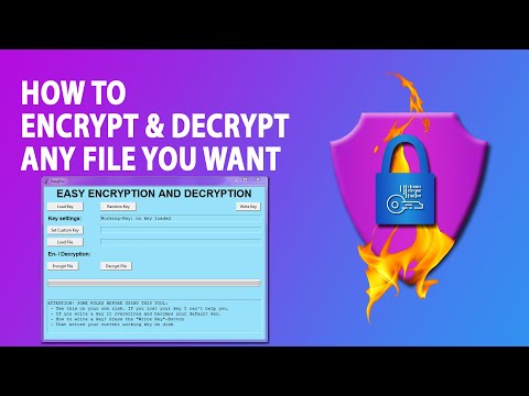 Easy File Encryption and Decryption Tool