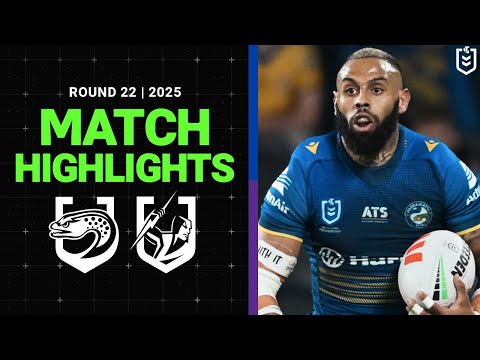 2025 NRL Match Highlights | Eels v Storm | Round 22