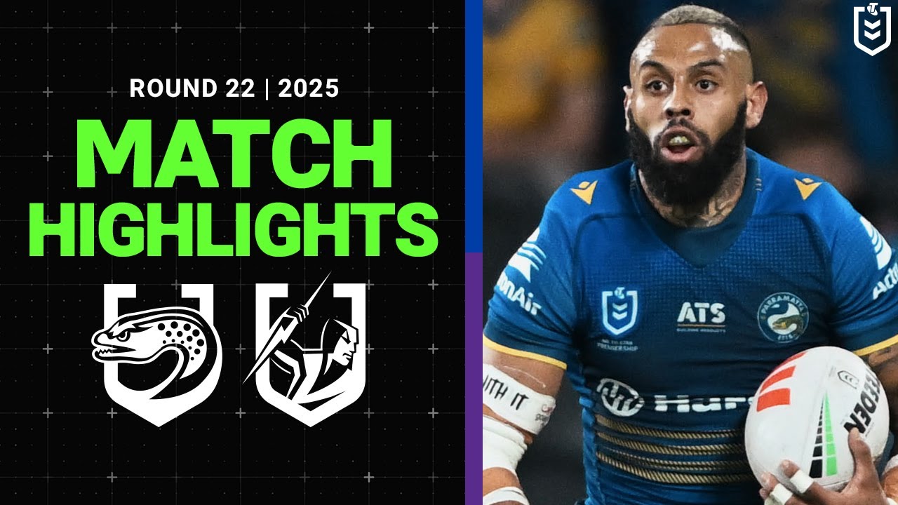 2025 NRL Round 22 Highlights: Eels vs Storm 🏉
