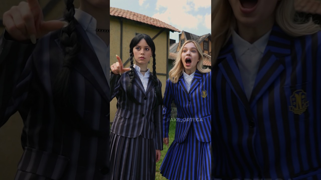 Spoiler Alerts: Enid & Jenna Ortega in Wednesday 😱
