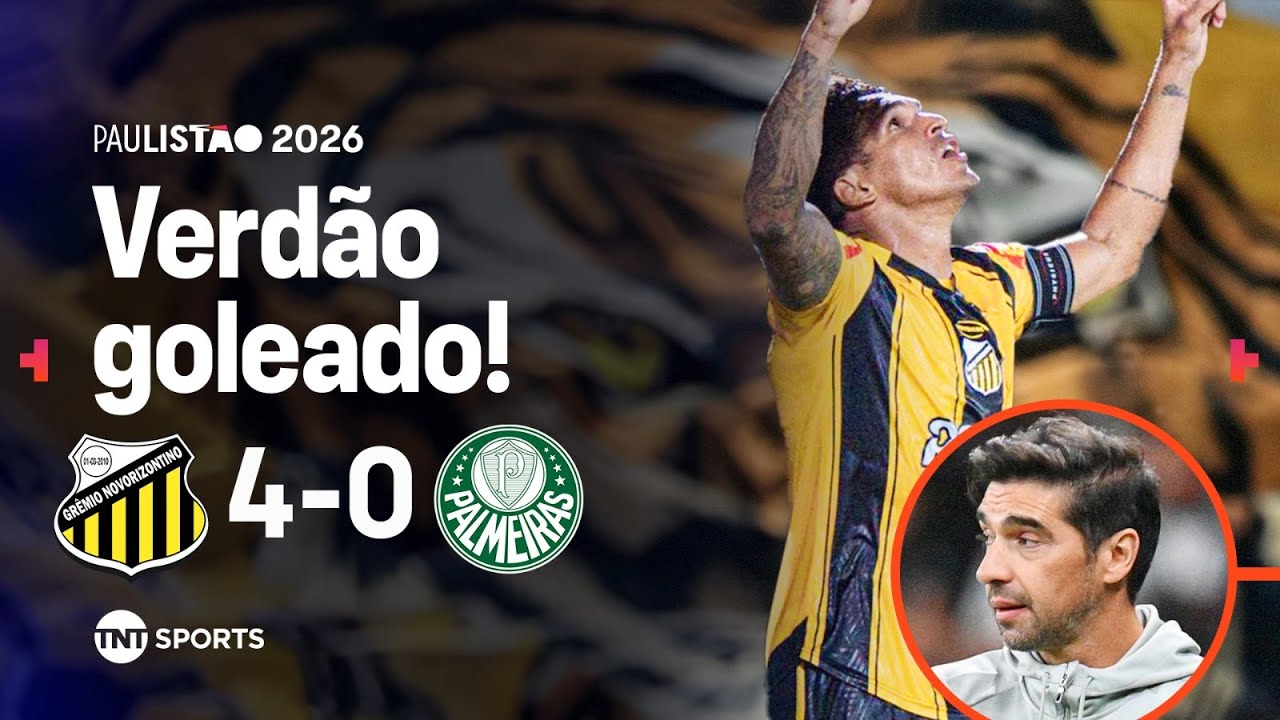 Novorizontino 4-0 Palmeiras | Paulistão 2026 Highlights