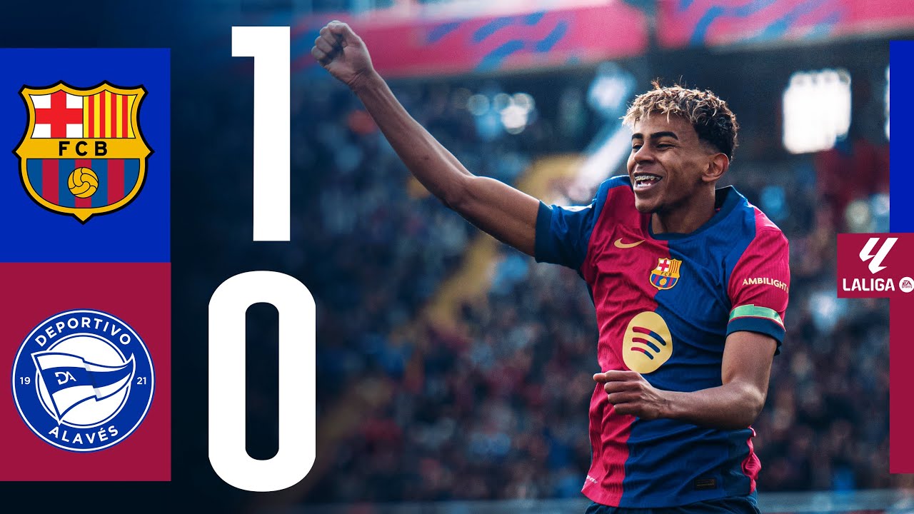 FC Barcelona 1-0 Alavés | La Liga 2024/25 MD22 ⚽
