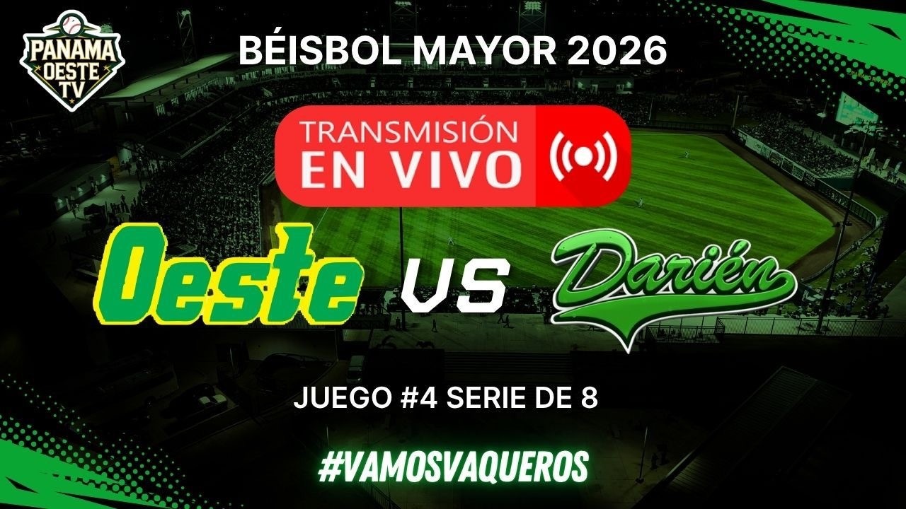 #ENVIVO | OESTE VS DARIEN | Juego 4 - Serie de 8 | ⚾ BEISBOL MAYOR 2026 |