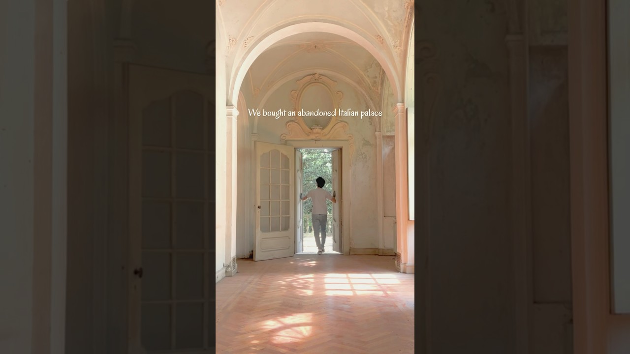 We bought an abandoned Italian palace. Watch us restore her into our #dreamhome