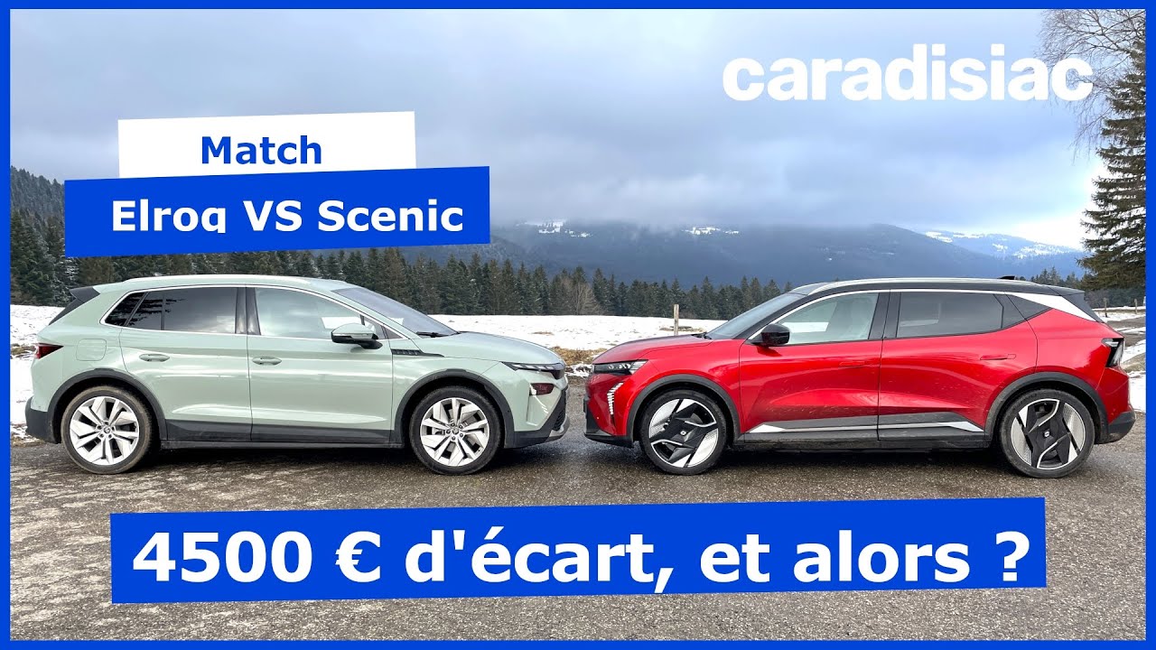 Comparatif : Quand le SUV électrique Skoda Elroq bouscule le Renault Scenic...