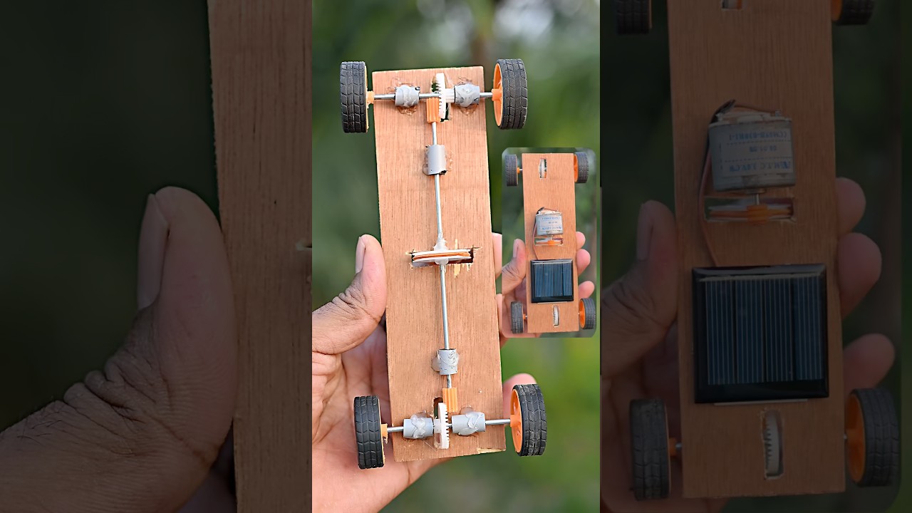 Build a 4x4 Off-Road Car with Gears 🚗