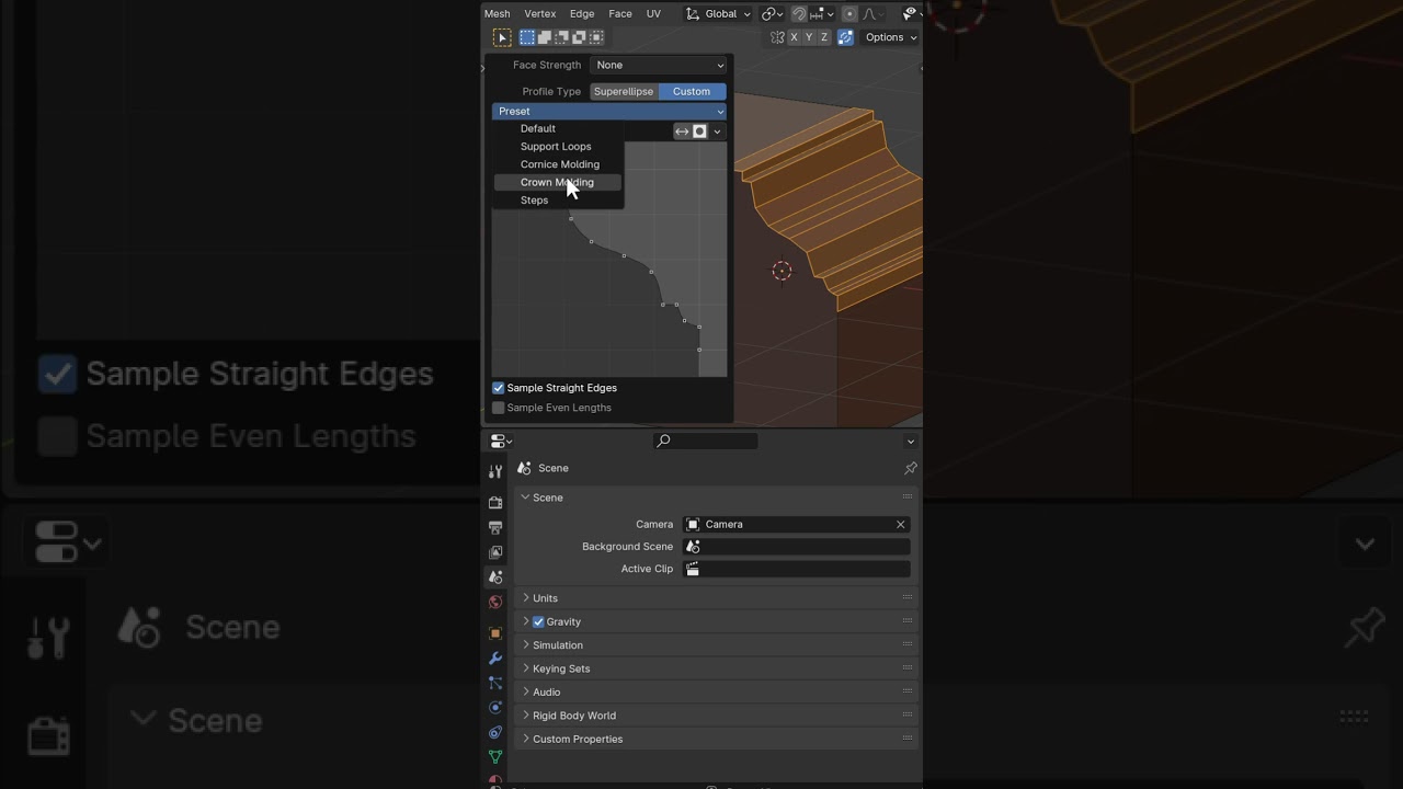 Blender Custom Bevel Tips ✨