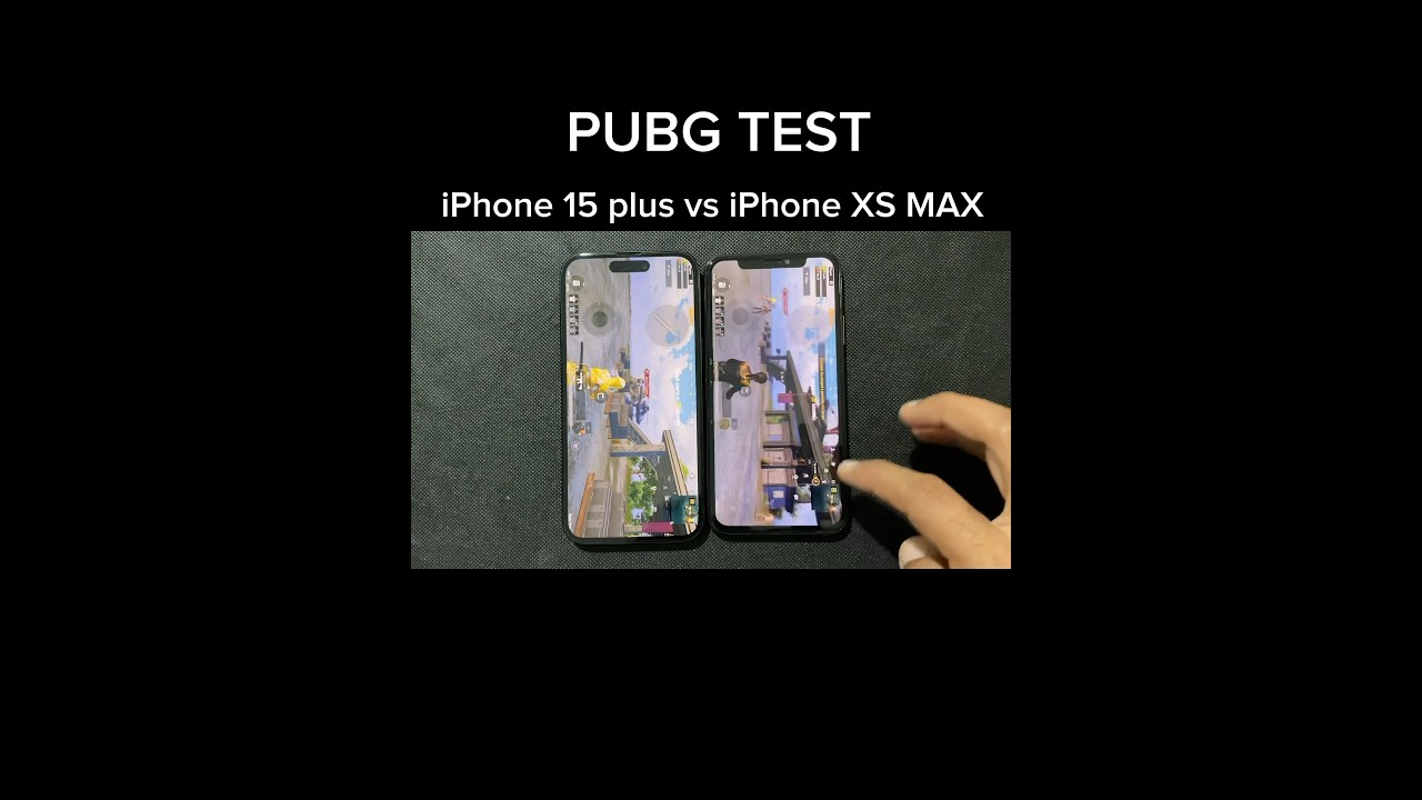 iPhone 15 Plus vs XS Max: PUBG Test 🎮