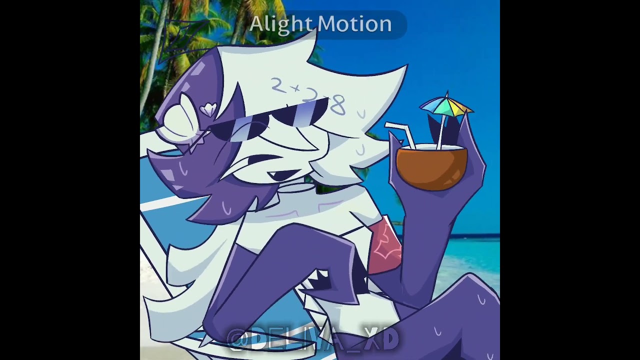 Creative Animation Inspired by a Drawing from Island Life 🏝️