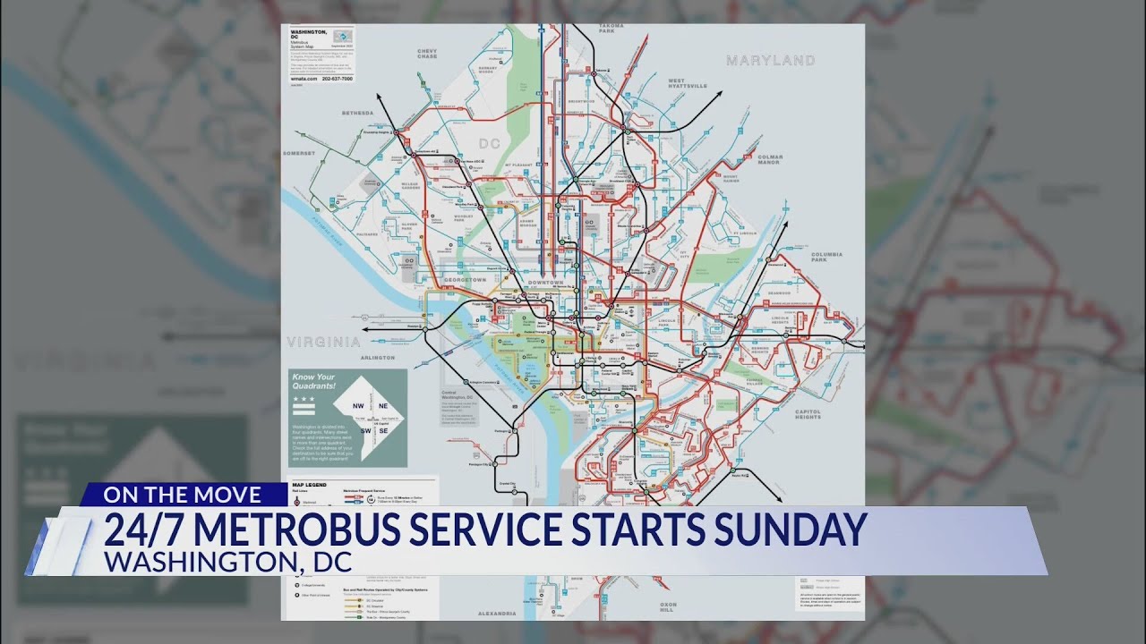 24/7 Metrobus Service Launches on 14 DC Routes 🚍